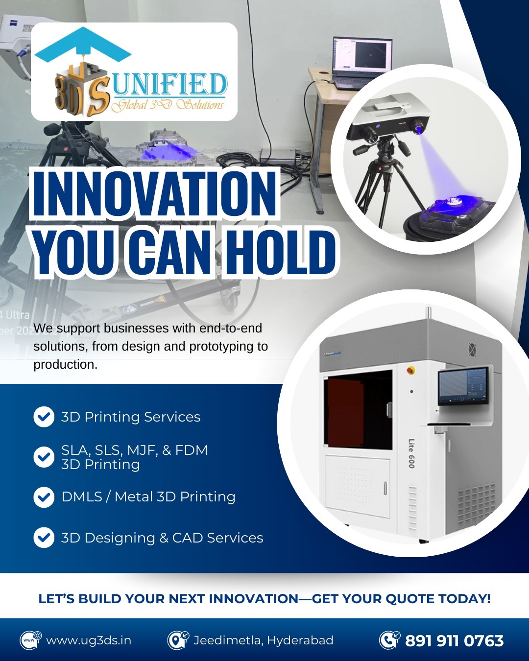 Turn Your Idea into Reality with Advanced 3D Printing & Manufacturing